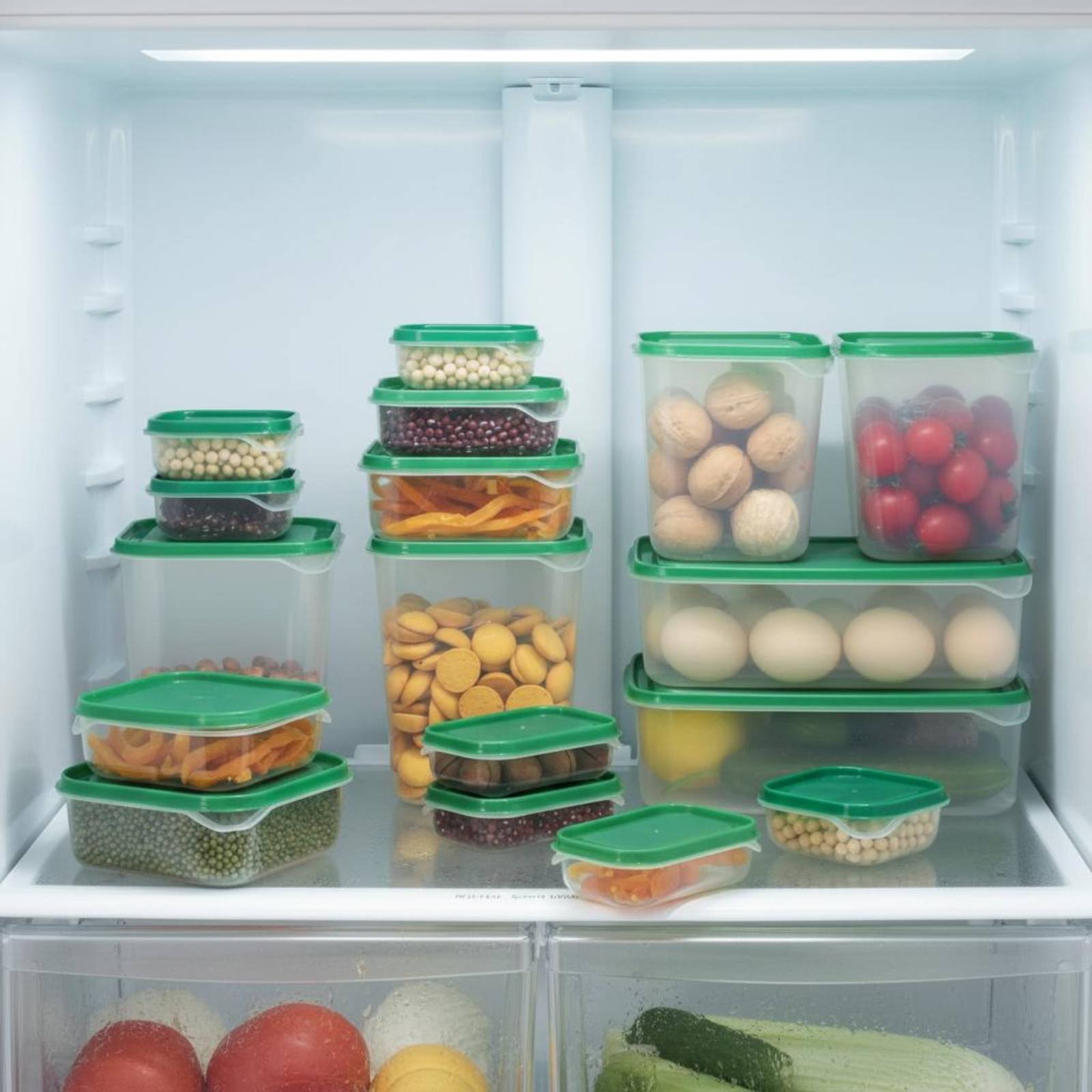Food Storage Box Set - مجموعة من 17 قطعة لتخزين الطعام