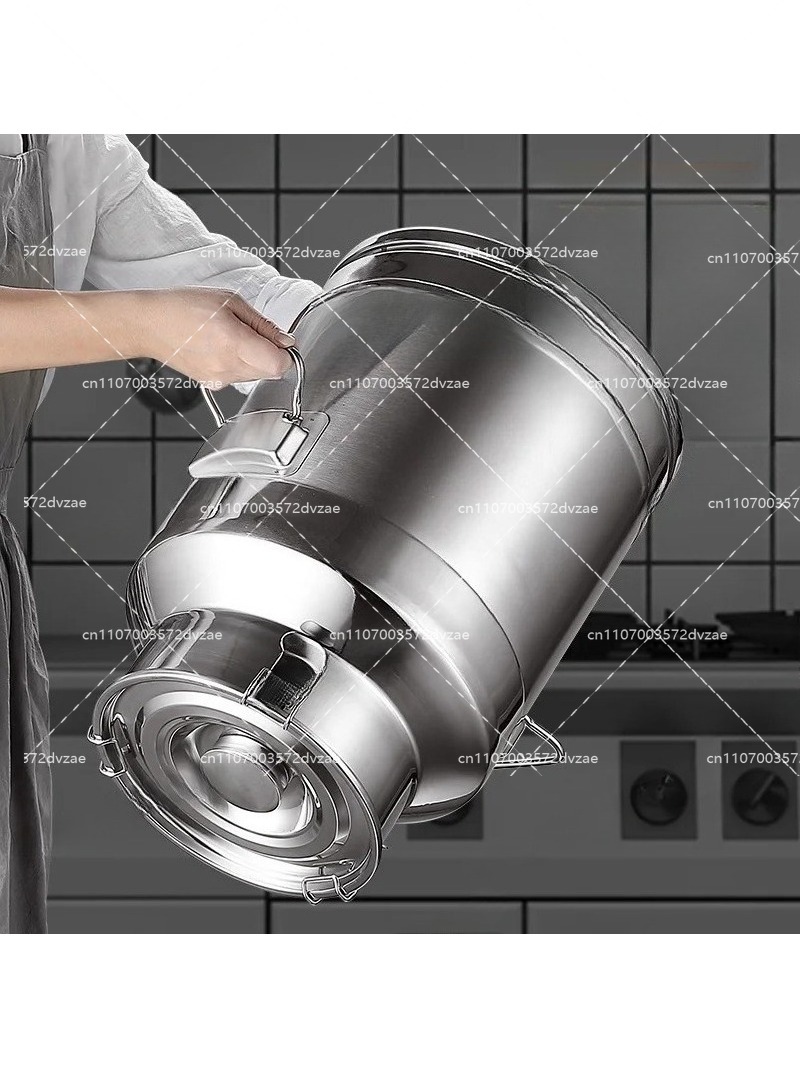 Food Storage Tank - وعاء حليب محكم الإغلاق من الفولاذ
