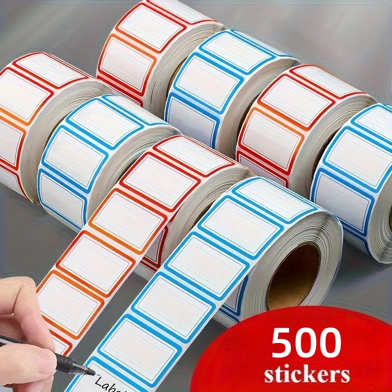 Food Storage Tank - 500 قطعة ملصقات التجميد لا بقايا