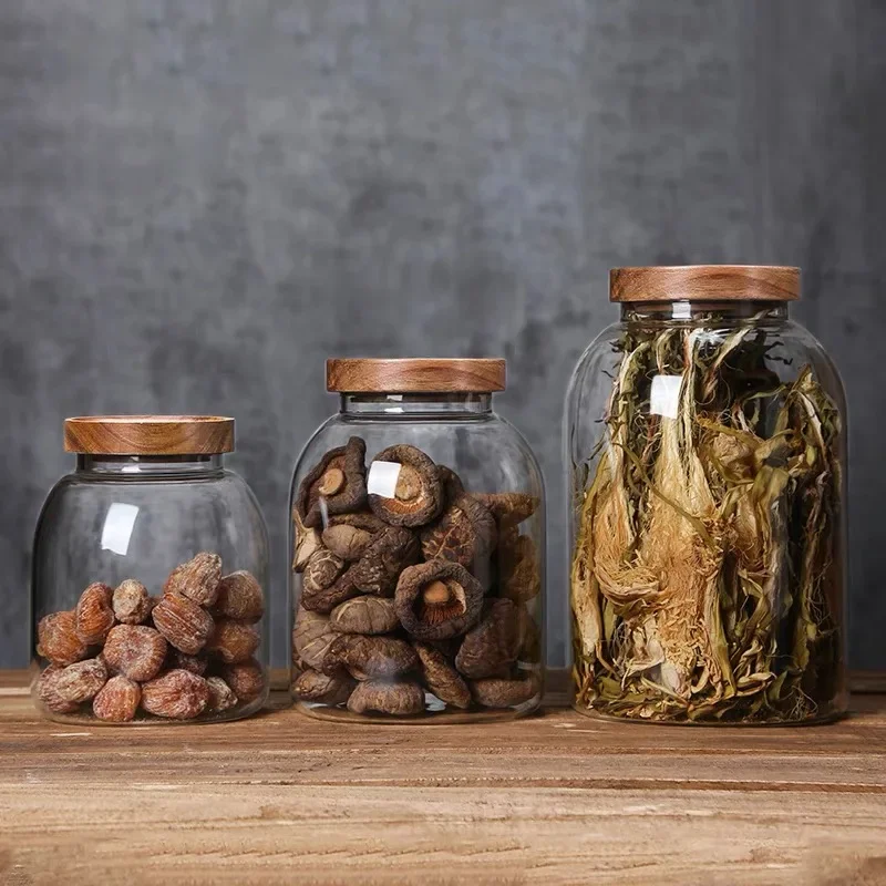Food Storage Glass Containers Large - 3000 مللي جرة تخزين المواد الغذائية
