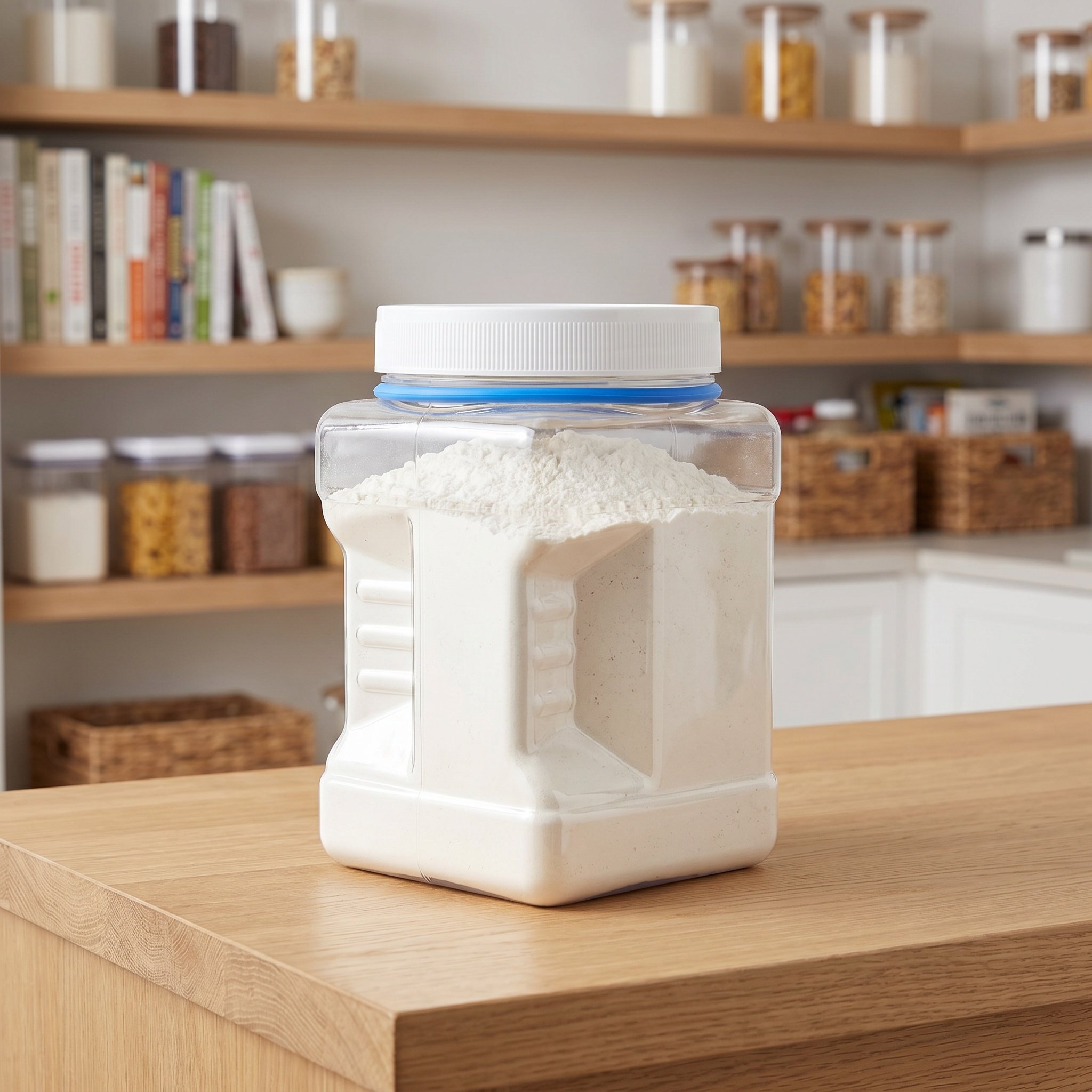 Food Storage Square Containers - 6 قطع من أوعية التخزين الشفافة