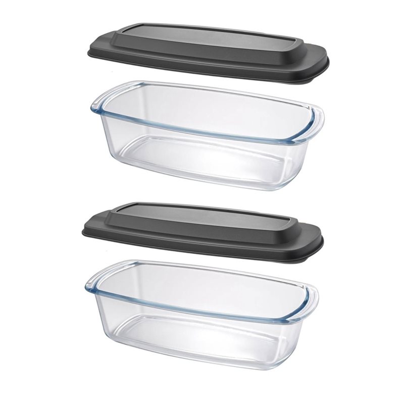 Food Storage Glass Containers Large - قالب خبز ABMR - عبوة من