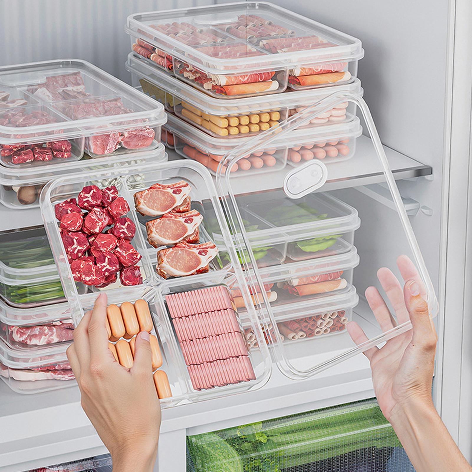 Food Storage On Table - صندوق تخزين للثلاجة، علبة حفظ اللحوم