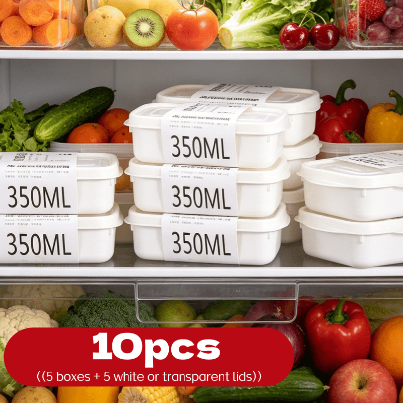 Food Storage Jar Set - مجموعة من 10 قطع من صناديق