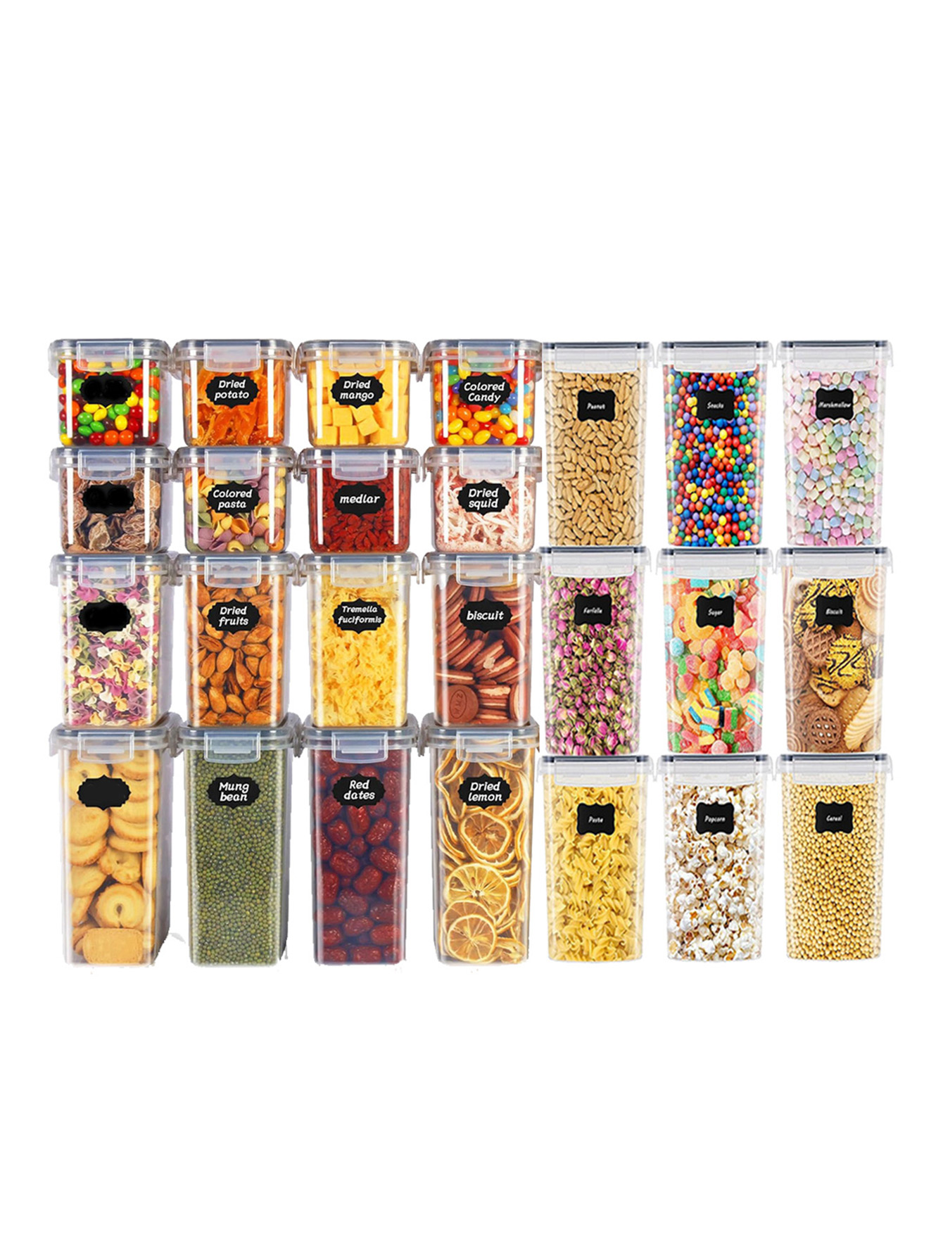 Food Storage On Table - 48 قطعة، حاويات تخزين طعام محكمة