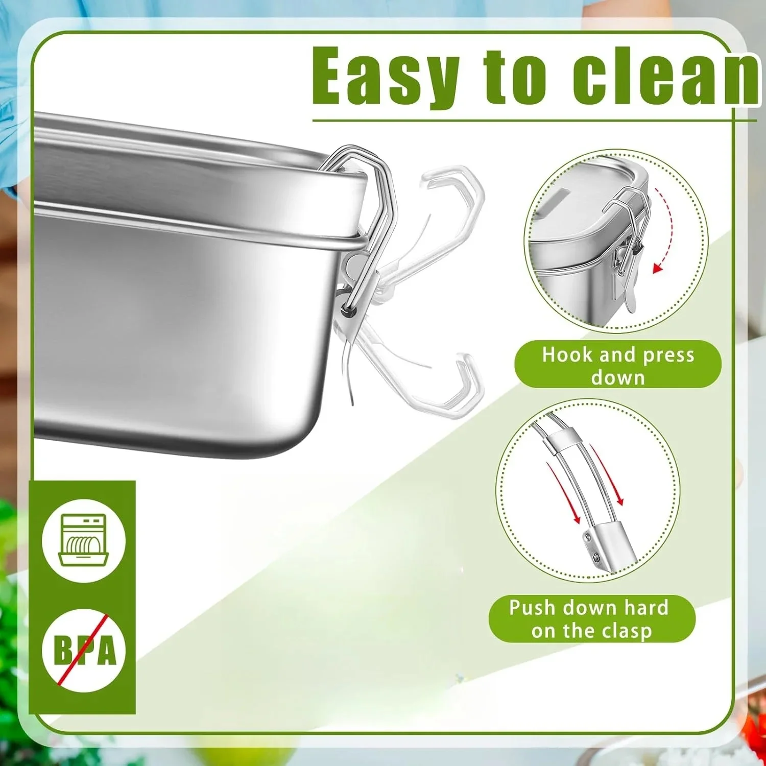 صندوق غداء من الفولاذ المقاوم  - مراجعة Food Storage Oven Safe وسعره