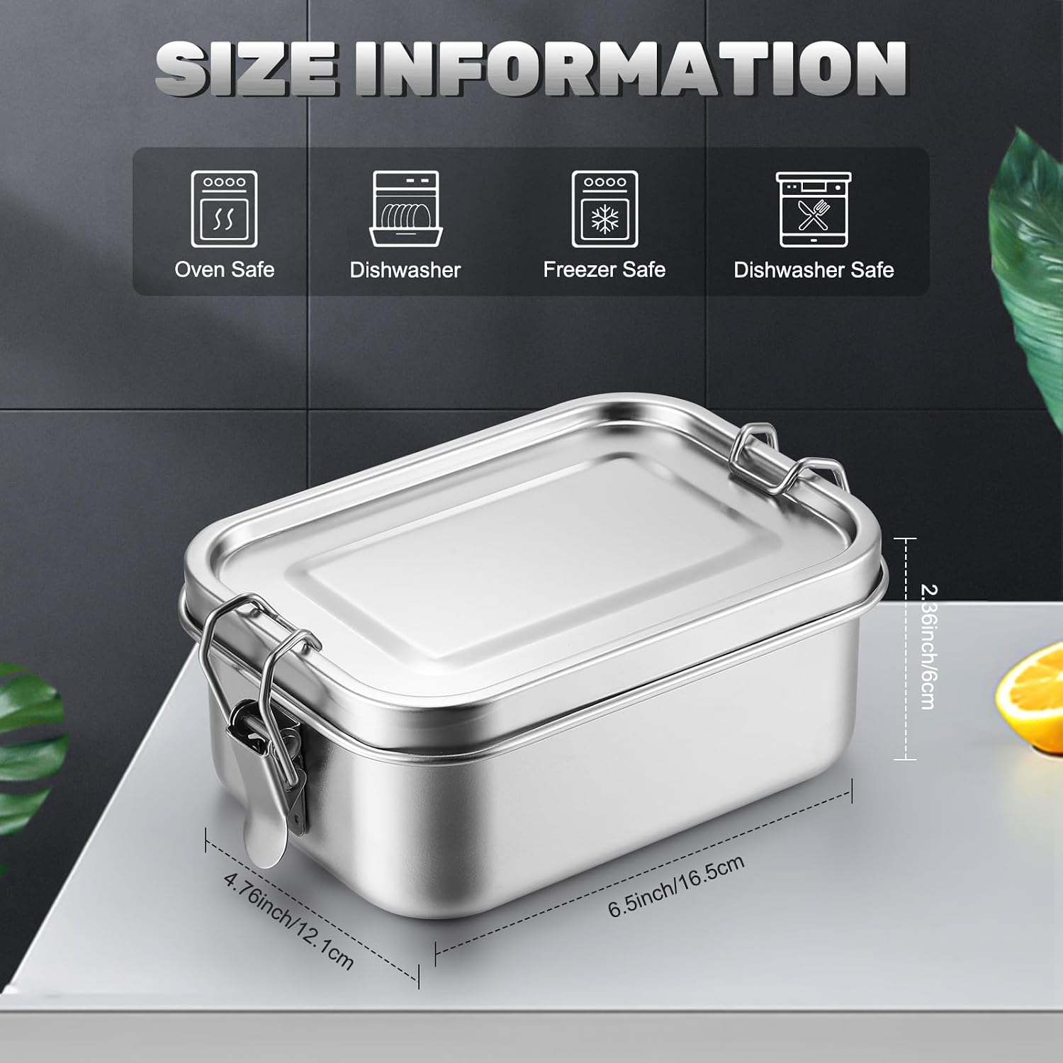 حاويات تخزين طعام من الفولاذ ا - مراجعة Food Storage Oven Safe وسعره