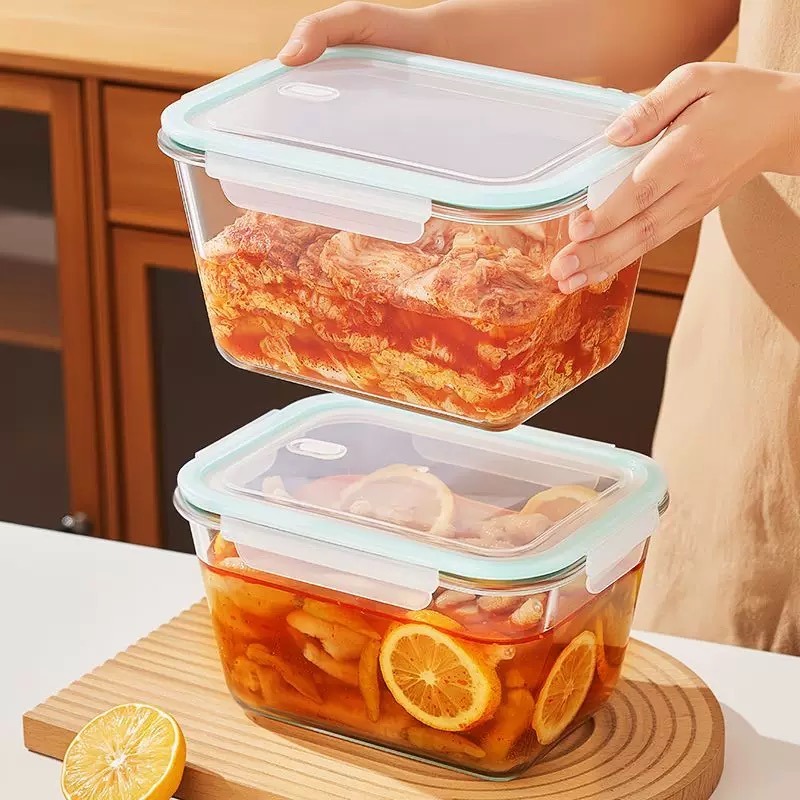 حاوية تخزين طعام زجاجية كبيرة  - مراجعة Food Storage Glass Containers Large وسعره