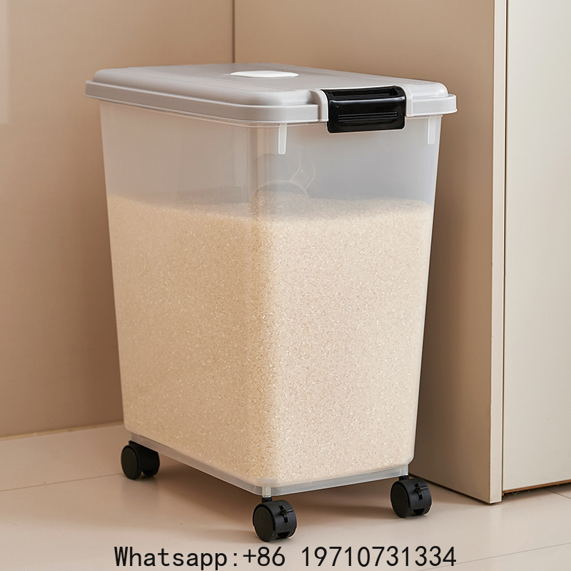 صندوق تخزين الأرز المنزلي، حاو - مراجعة Food Storage Tank وسعره