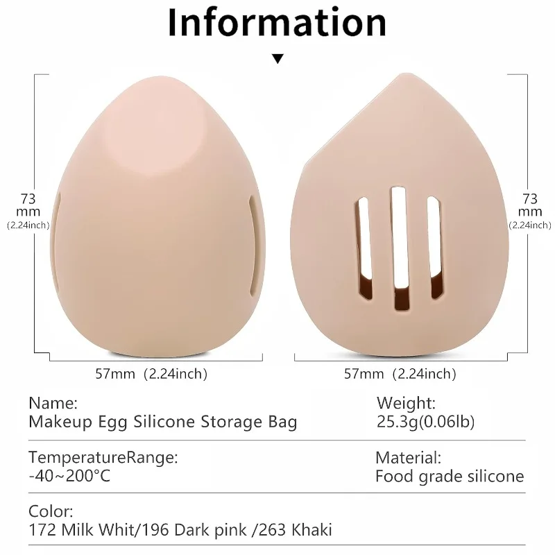 حقيبة تخزين بيضة تجميل سيليكون - مراجعة Food Storage Eggs وسعره