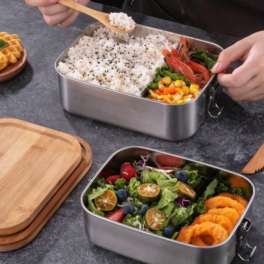 صندوق غداء جديد من الفولاذ الم - مراجعة Food Storage On Table وسعره