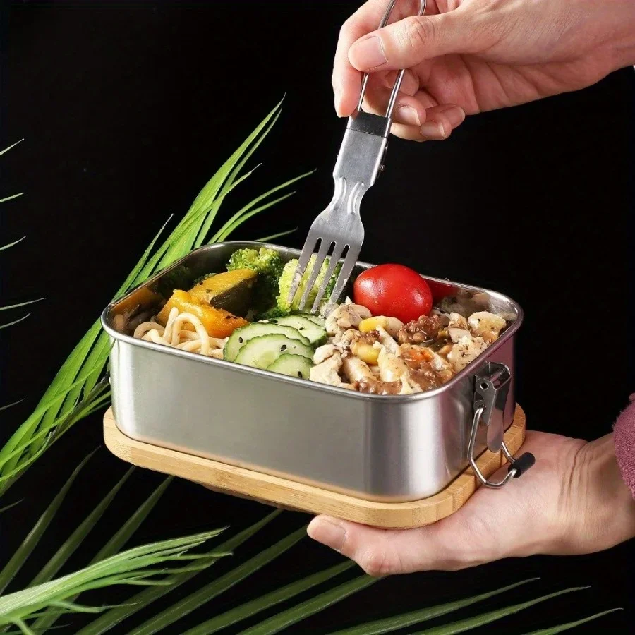صندوق غداء جديد من الفولاذ الم - مراجعة Food Storage On Table وسعره