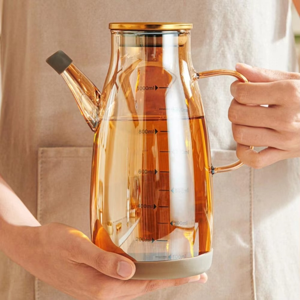 جديد الغذاء الصف موزع الزيت زج - مراجعة Food Storage Glass Containers Large وسعره
