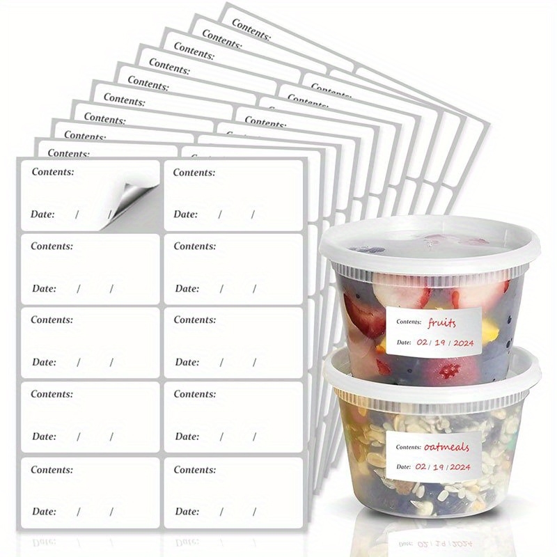 ملصق مقاوم للماء قابل للإزالة  - مراجعة Food Storage Notes وسعره