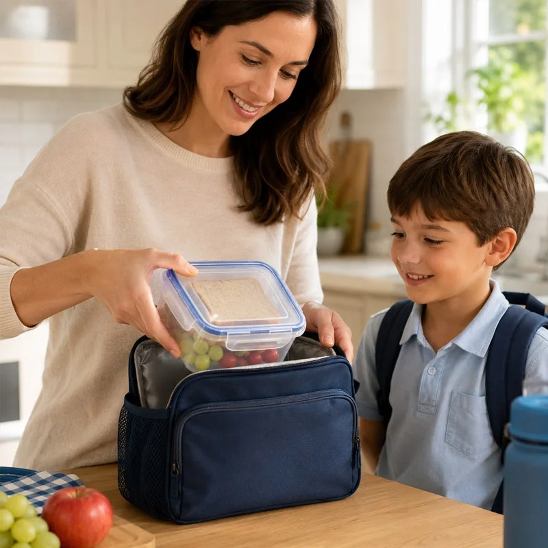 صندوق تخزين للثلاجة بأربعة أحج - مراجعة Food Storage Box Plastic وسعره