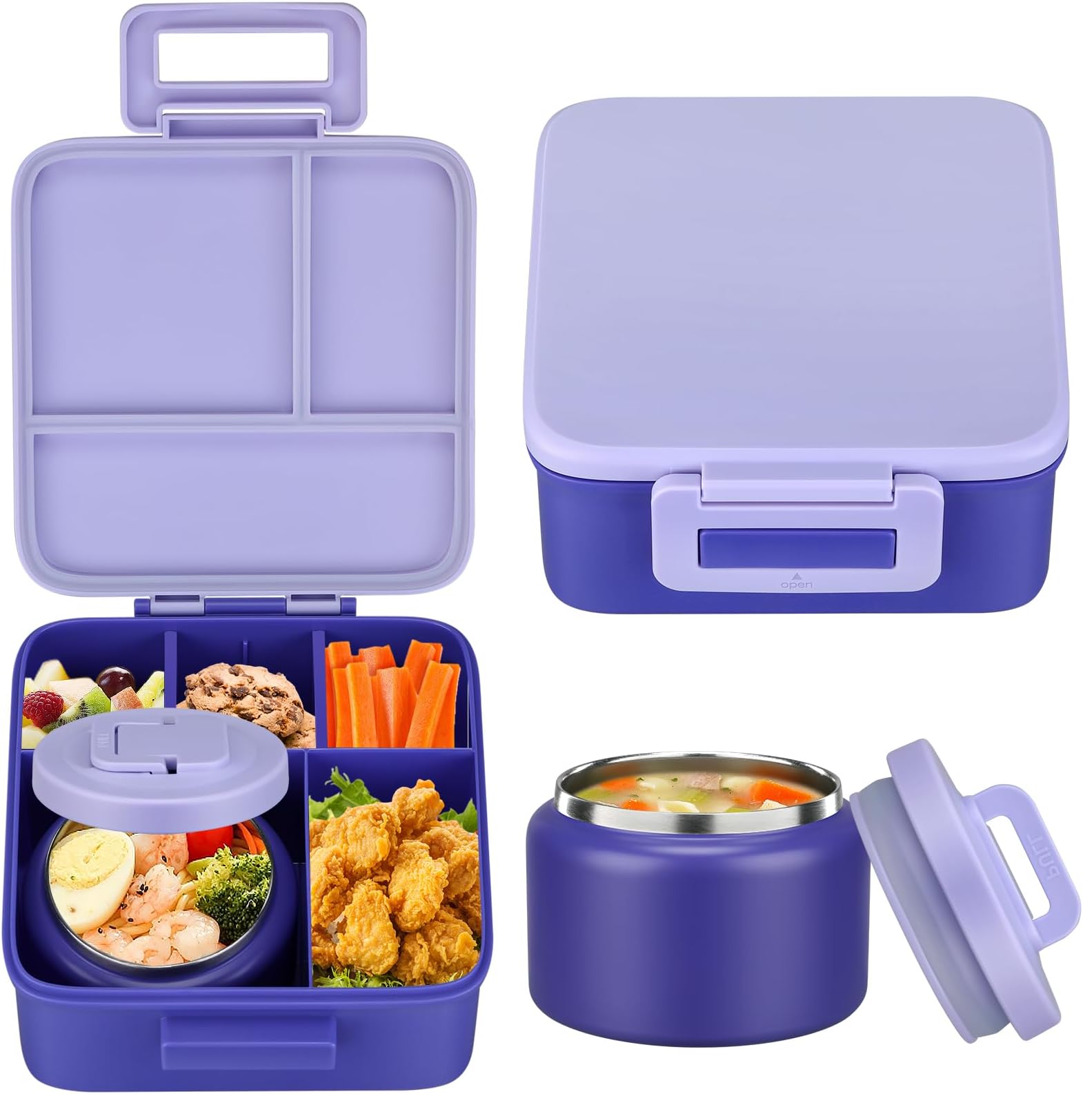 طقم صندوق غداء بنتو للأطفال مع - مراجعة Food Storage Oven Safe وسعره