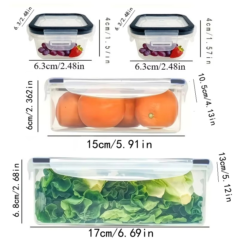 مجموعة من 8 قطع تشمل 4 حاويات  - مراجعة Food Storage Jar Set وسعره