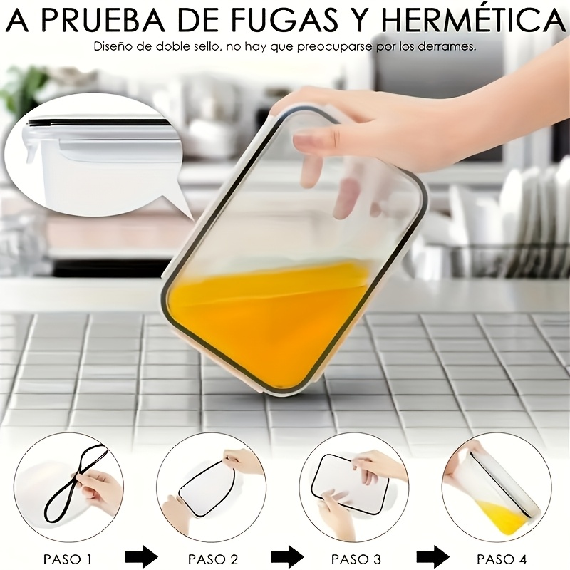 مجموعة من 8 قطع تشمل 4 حاويات  - مراجعة Food Storage Jar Set وسعره