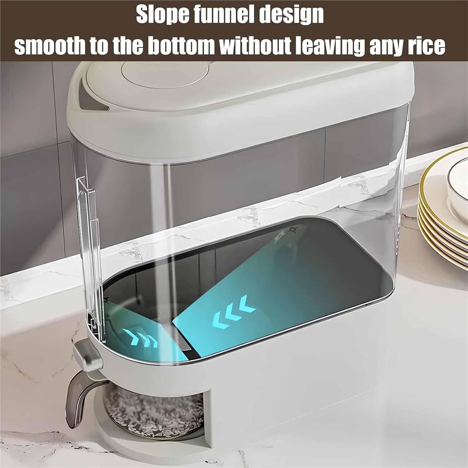 حاوية تخزين الأرز المنزلية محك - مراجعة Food Storage Jar Set وسعره