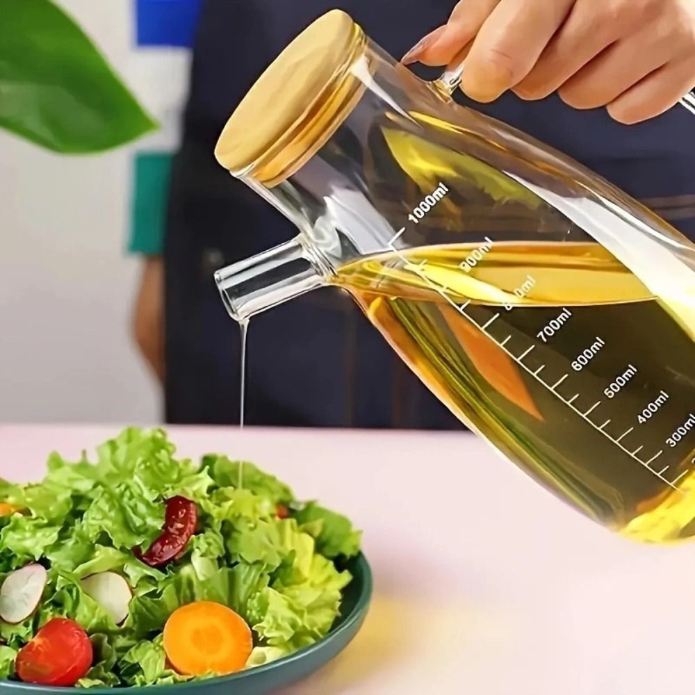 زجاجة توزيع زيت جديدة صالحة لل - مراجعة Food Storage Glass Containers Large وسعره
