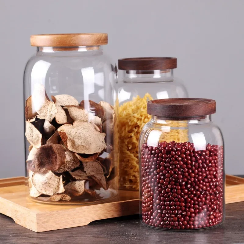 3000 مللي جرة تخزين المواد الغ - مراجعة Food Storage Glass Containers Large وسعره