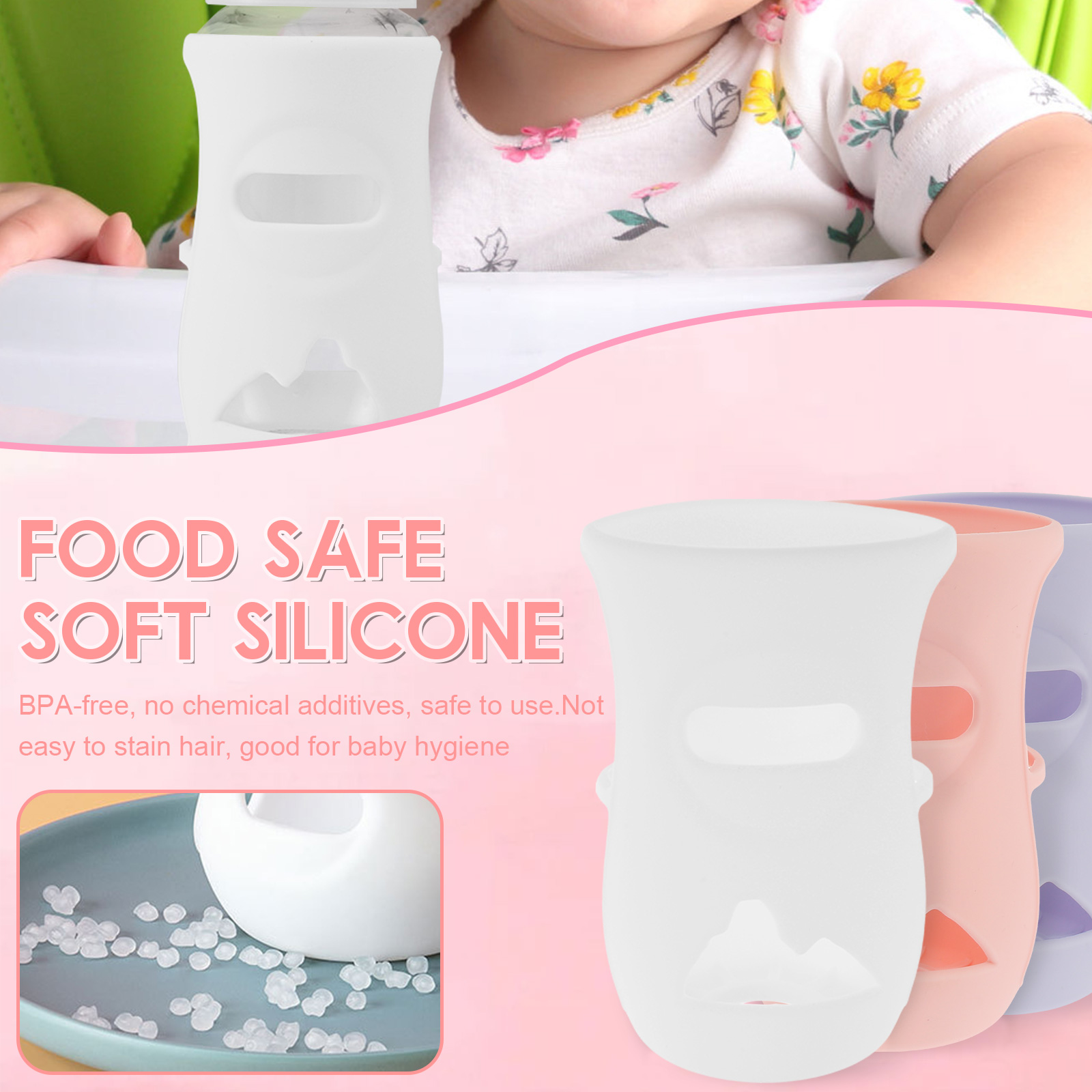 غطاء زجاجة أطفال من السيليكون  - مراجعة Food Storage Keep Warm وسعره