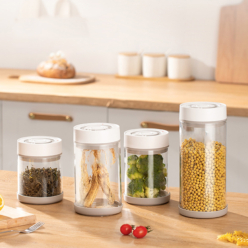 وعاء زجاجي مقاوم للرطوبة لحفظ  - مراجعة Food Storage Jar Set وسعره