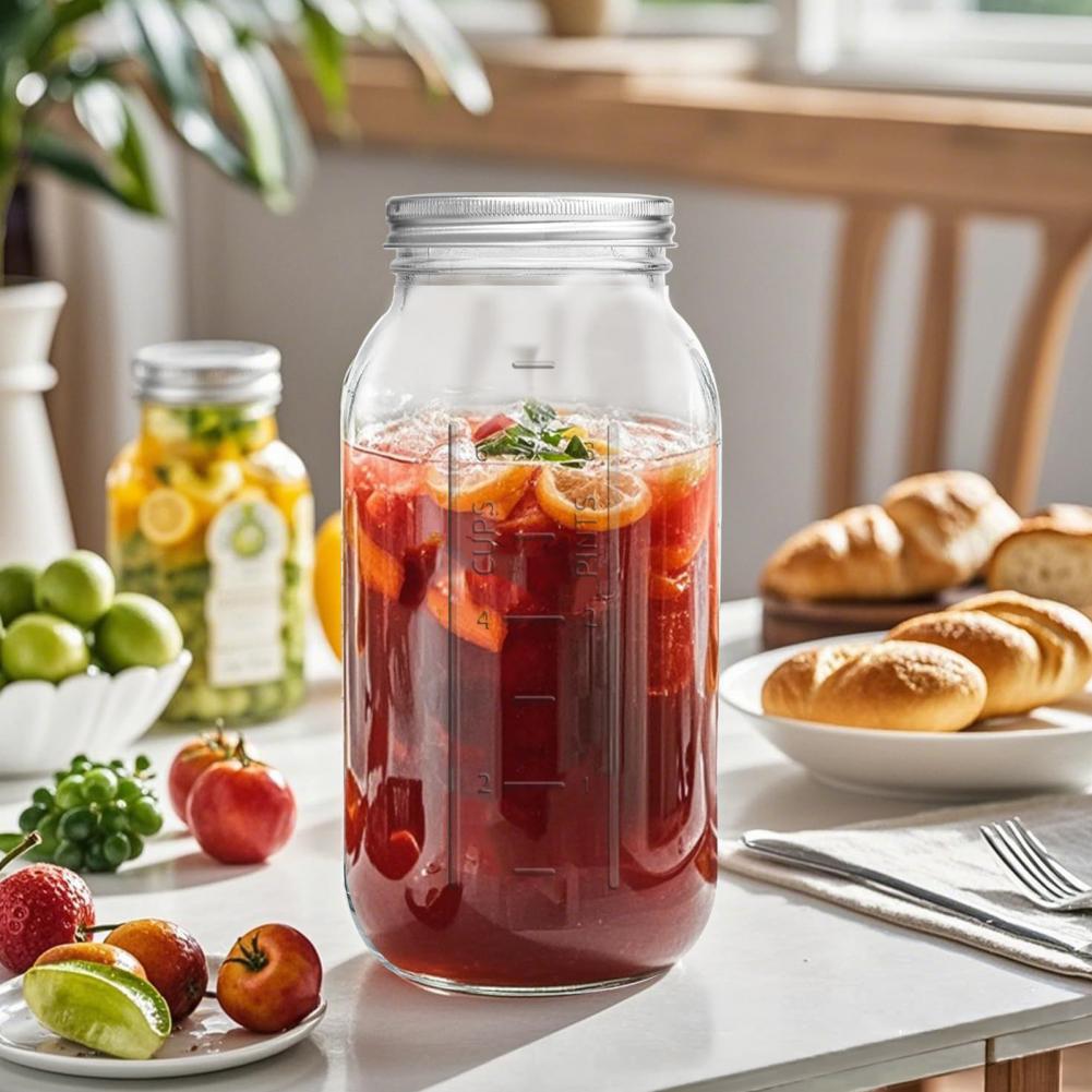 برطمان زجاجي واسع الفوهة سعة 2 - مراجعة Food Storage Glass Containers Large وسعره