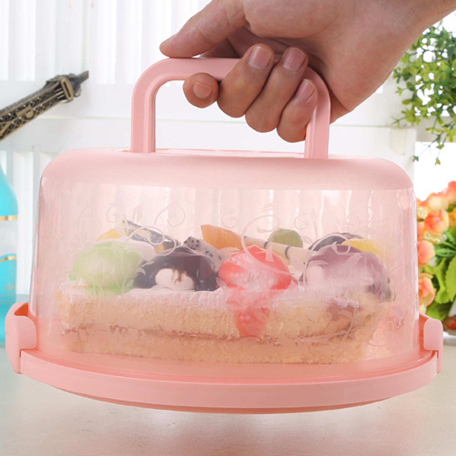 حامل كيك محمول قابل لإعادة الا - مراجعة Food Storage Box Plastic وسعره