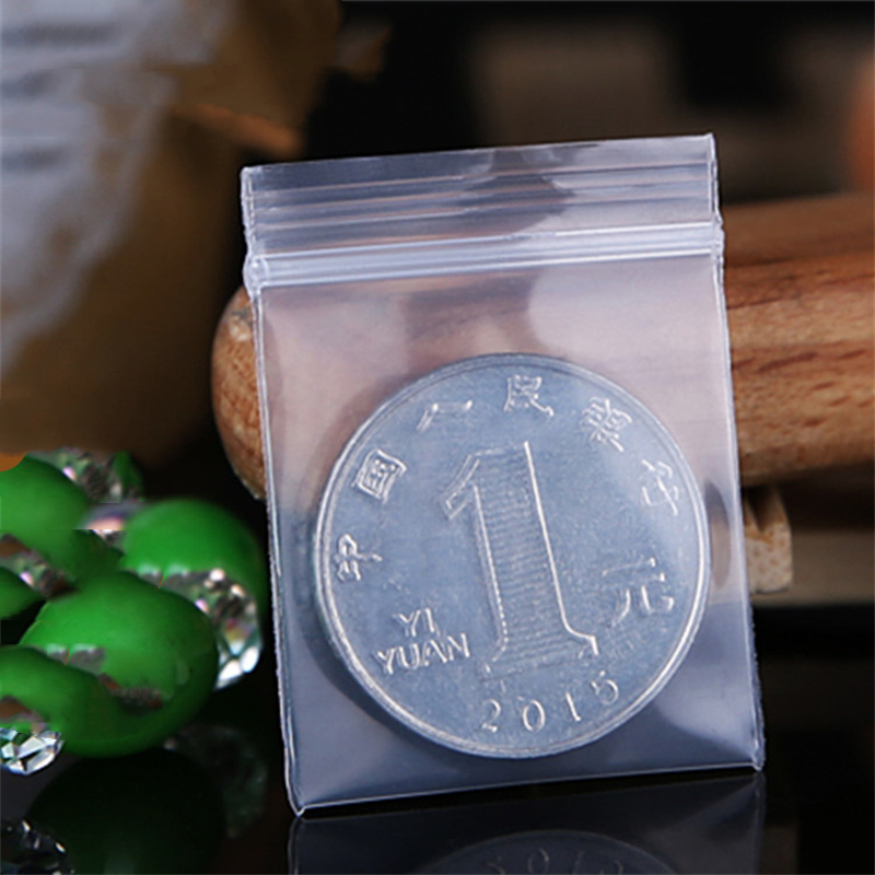 100 قطعة شفافة صغيرة صغيرة من  - مراجعة Food Storage Zip Lock Bags وسعره