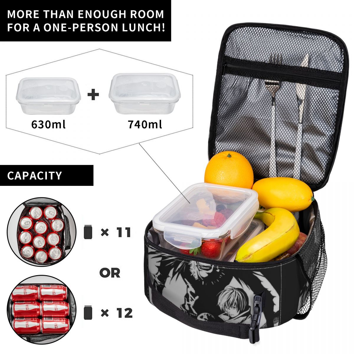 حقيبة غداء حرارية معزولة بتصمي - مراجعة Food Storage Notes وسعره