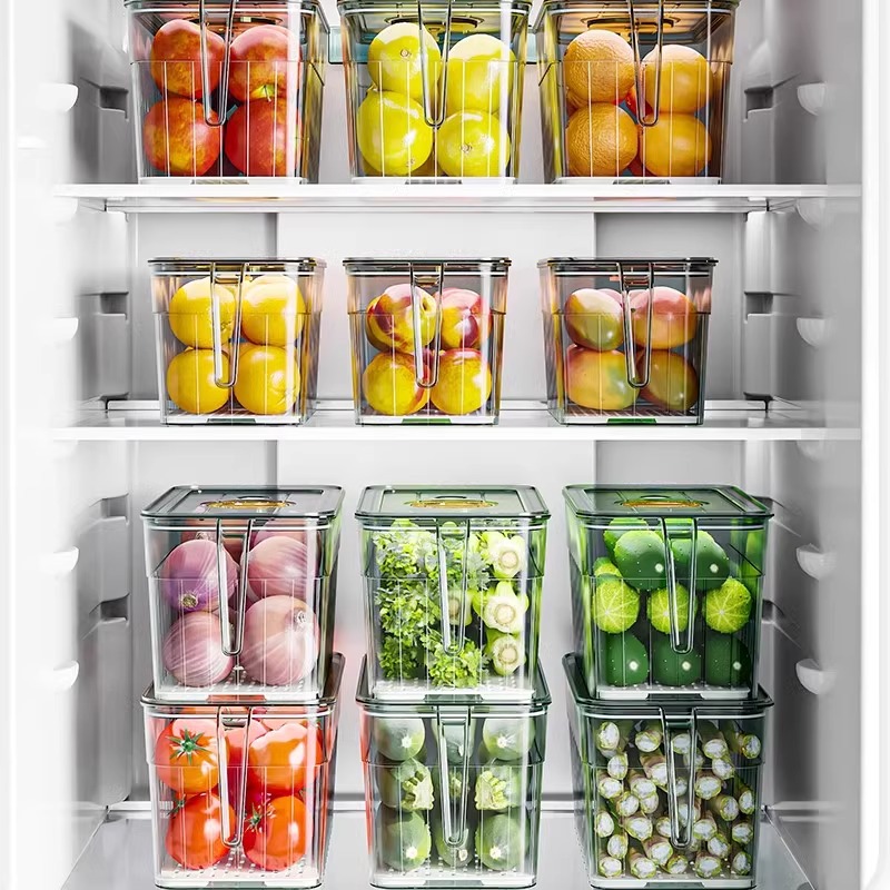 صندوق تخزين فرز الثلاجة والبيض - مراجعة Food Storage Box Set وسعره
