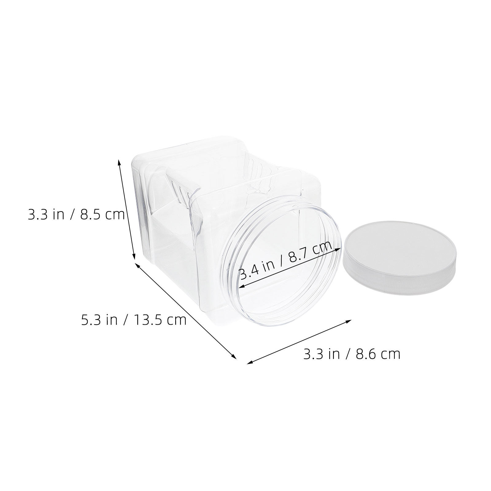 6 قطع من أوعية التخزين الشفافة - مراجعة Food Storage Square Containers وسعره
