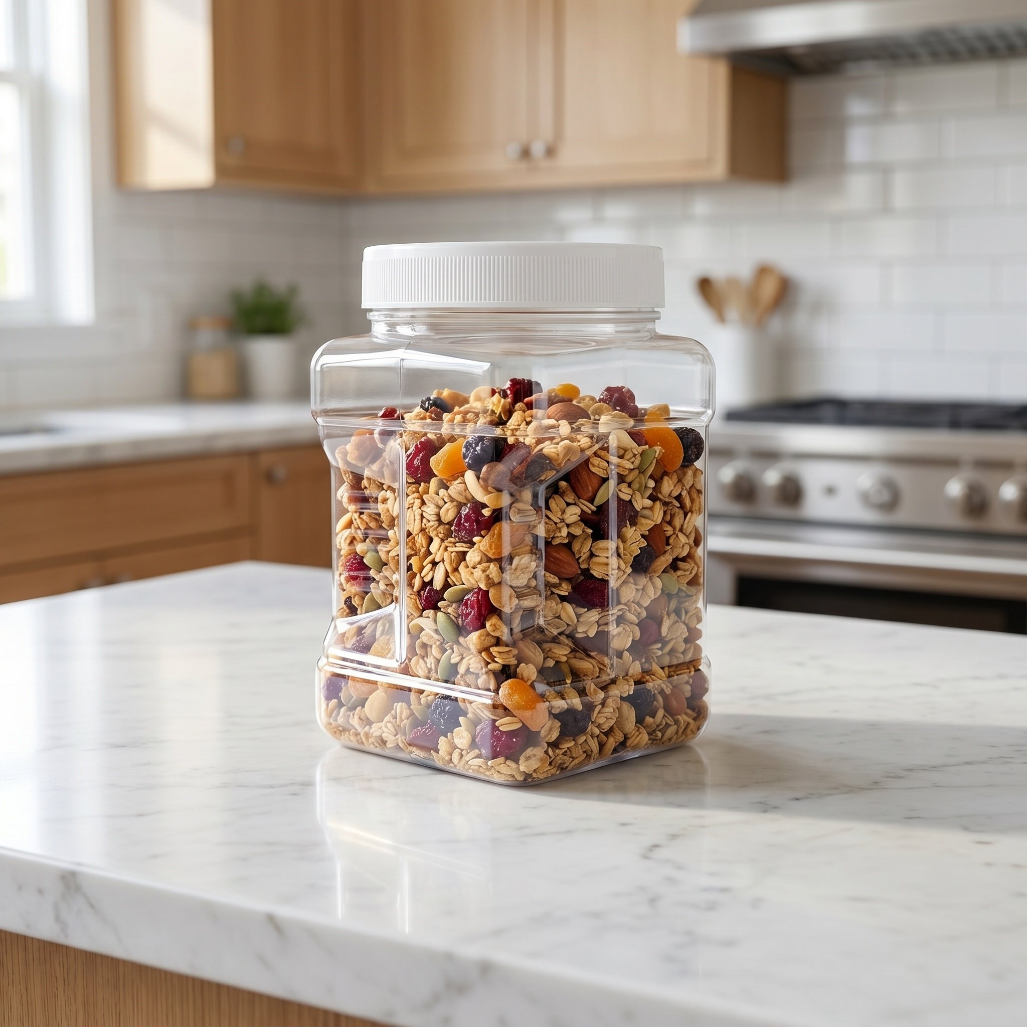 6 قطع من أوعية التخزين الشفافة - مراجعة Food Storage Square Containers وسعره