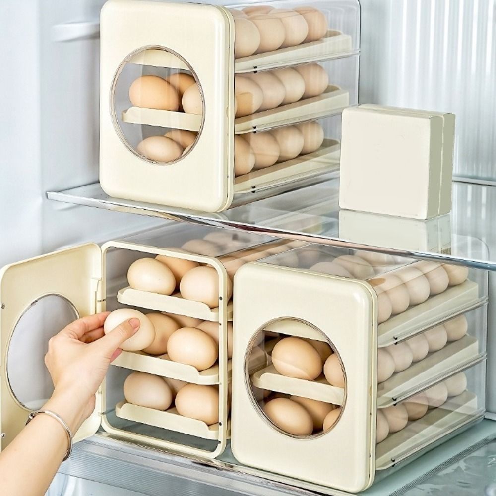 صندوق تخزين البيض العملي ثلاثي - مراجعة Food Storage Practices وسعره