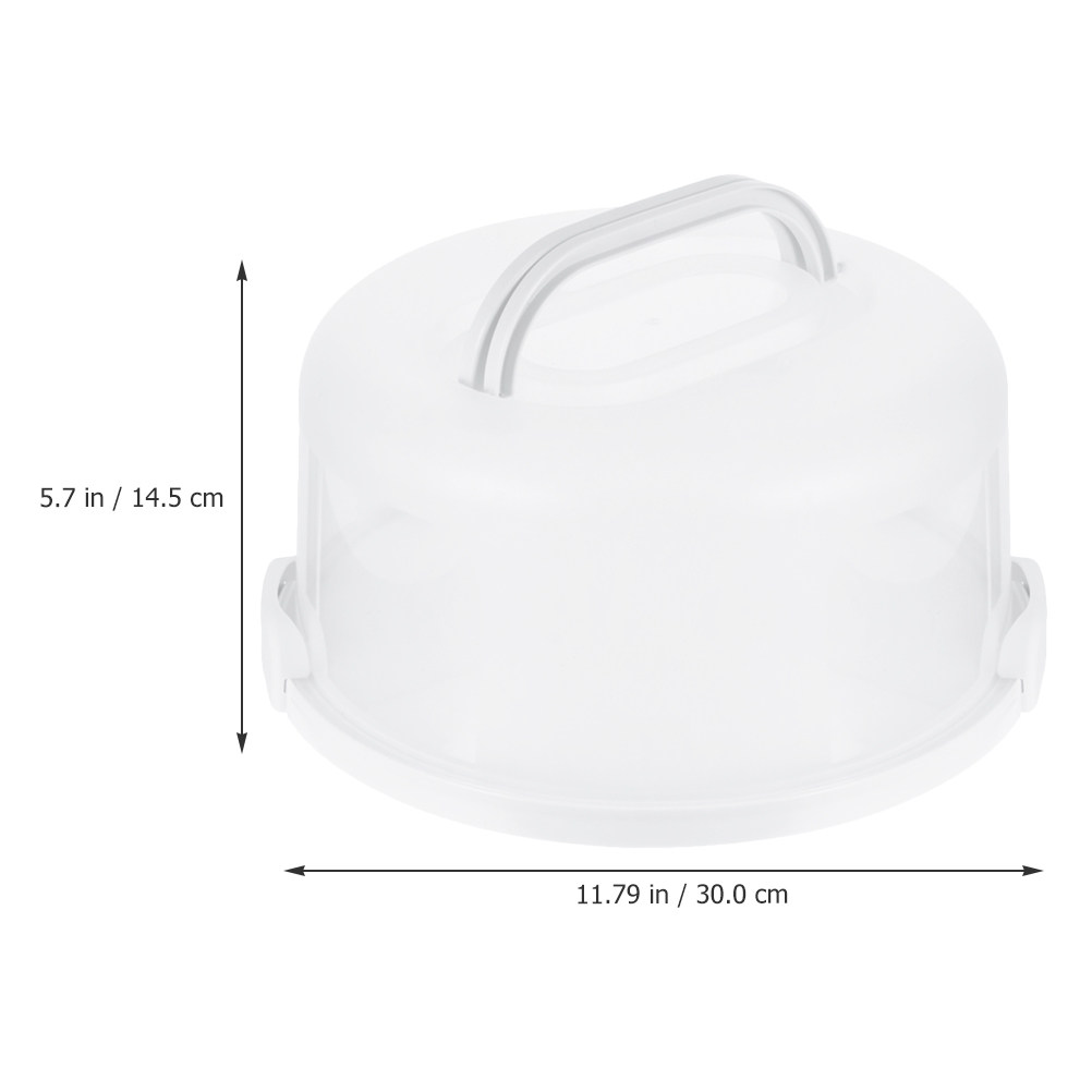 صندوق تخزين الكيك دائري الشكل  - مراجعة Food Storage Box Plastic وسعره