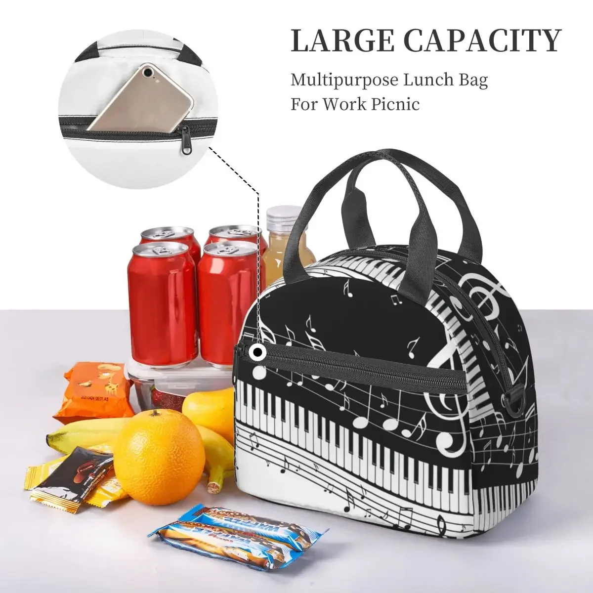 حقيبة غداء معزولة بتصميم مفاتي - مراجعة Food Storage Notes وسعره