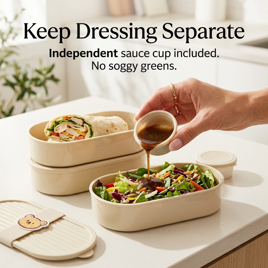 صندوق غداء بيضاوي مزدوج الطبقا - مراجعة Food Storage Oven Safe وسعره
