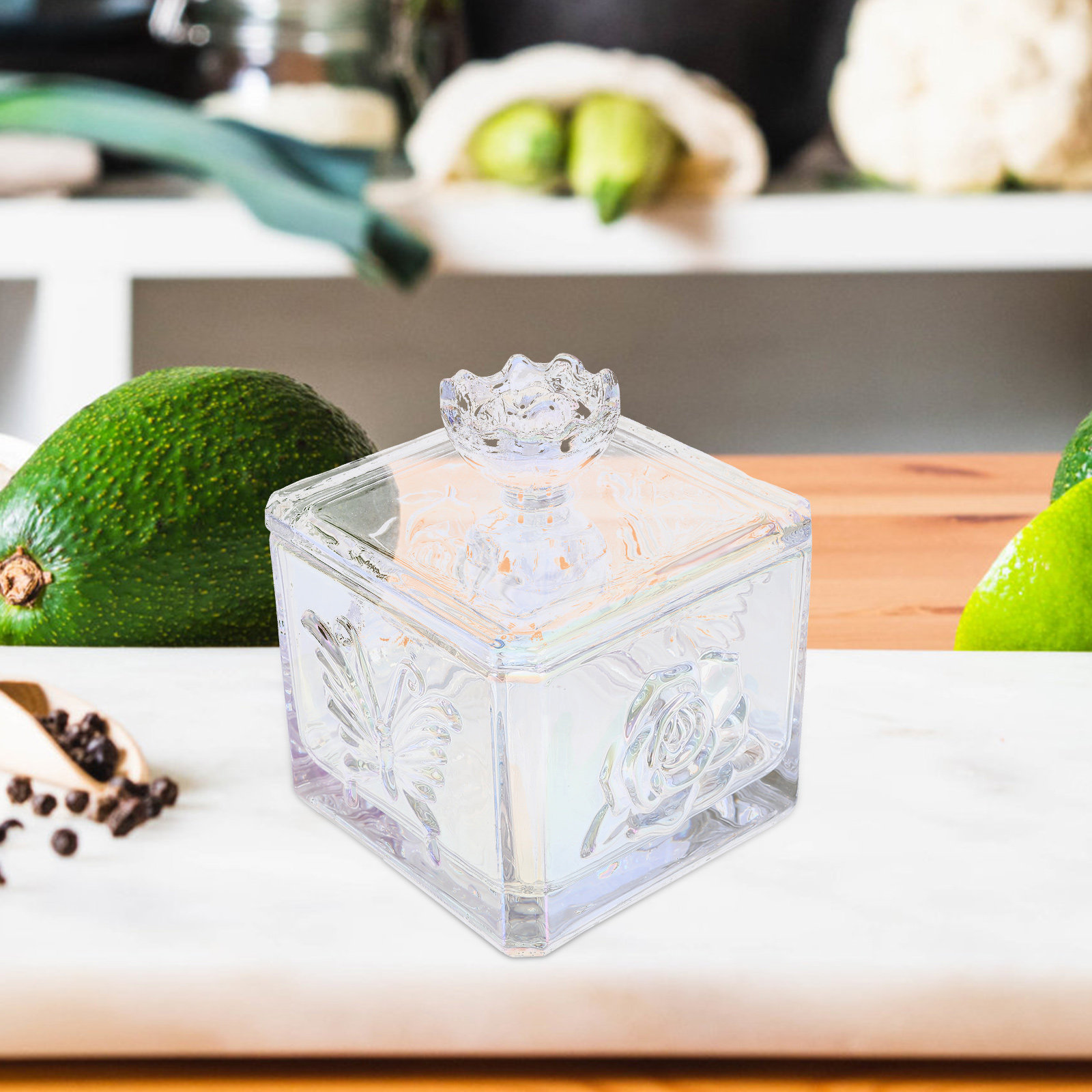 وعاء زجاجي لتخزين الطعام بغطاء - مراجعة Food Storage Glass Containers Large وسعره