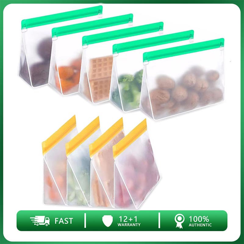 حقيبة تخزين طعام قابلة لإعادة  - مراجعة Food Storage Zip Lock Bags وسعره