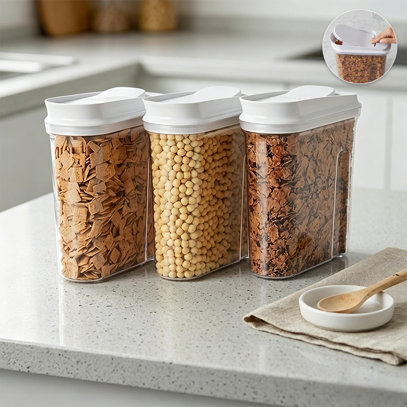 حاويات تخزين طعام محكمة الإغلا - مراجعة Food Storage Jar Set وسعره